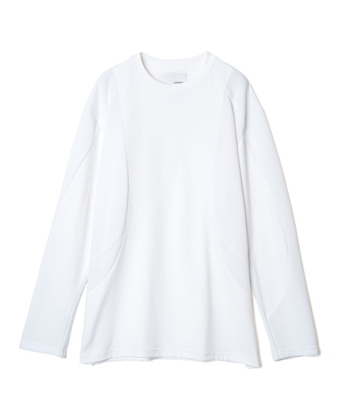 yoshiokubo（ヨシオクボ）の「yoshiokubo ヨシオクボ / SEGMENT L/S T セグメントロンT / YKF26113（Tシャツ/カットソー・メンズ・ホワイト/ブラック・3/2/1）」の17枚目の写真