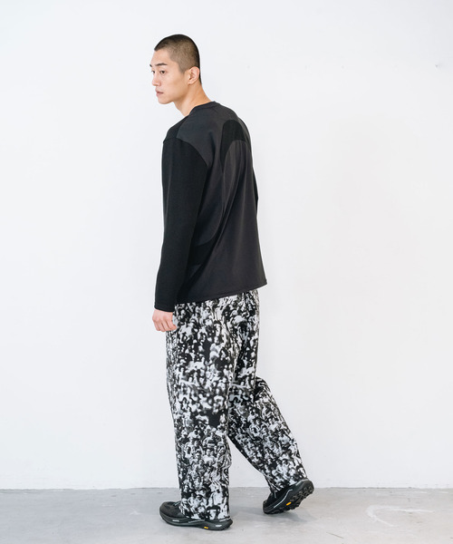 yoshiokubo（ヨシオクボ）の「yoshiokubo ヨシオクボ / SEGMENT L/S T セグメントロンT / YKF26113（Tシャツ/カットソー・メンズ・ホワイト/ブラック・3/2/1）」の7枚目の写真