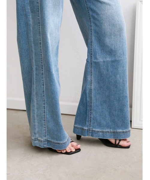 fifth(フィフス)の「共布ベルト付きデニムパンツ(デニムパンツ・レディース・ブルー・M)」の8枚目の写真