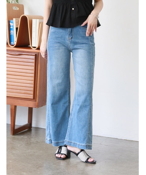 fifth(フィフス)の「共布ベルト付きデニムパンツ(デニムパンツ・レディース・ブルー・M)」の11枚目の写真