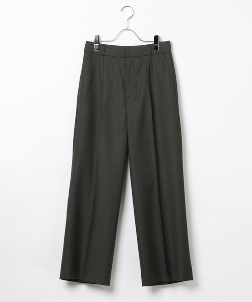 GLOBAL WORK(グローバルワーク)の「W/wool wide パンツ/638844(その他パンツ・レディース・ブラック/チャコールグレー/ライトベージュ/ダークブラウン・LARGE/MEDIUM)」の3枚目の写真