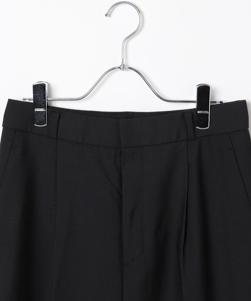 GLOBAL WORK(グローバルワーク)の「W/wool wide パンツ/638844(その他パンツ・レディース・ブラック/チャコールグレー/ライトベージュ/ダークブラウン・LARGE/MEDIUM)」の9枚目の写真