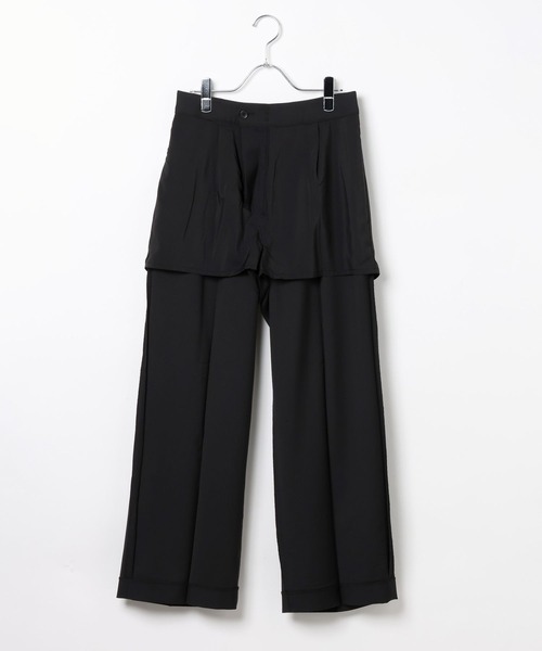 GLOBAL WORK(グローバルワーク)の「W/wool wide パンツ/638844(その他パンツ・レディース・ブラック/チャコールグレー/ライトベージュ/ダークブラウン・LARGE/MEDIUM)」の14枚目の写真