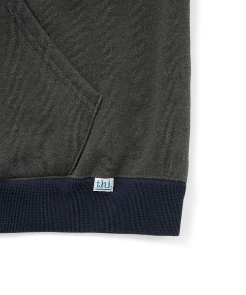 thisisneverthat(ディスイズネバーザット)の「Raglan Hoodie(パーカー・メンズ・チャコール/オレンジ・XL/L/M/S)」の4枚目の写真