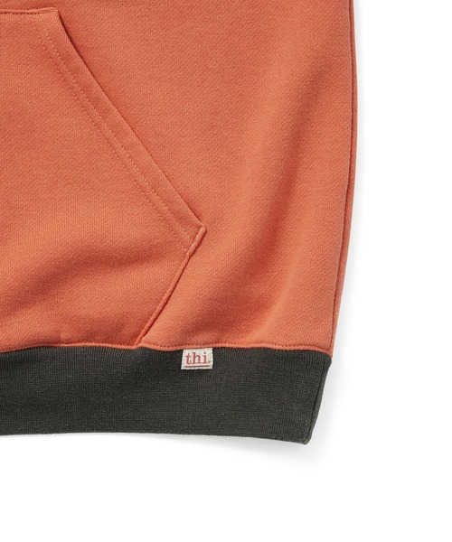 thisisneverthat(ディスイズネバーザット)の「Raglan Hoodie(パーカー・メンズ・チャコール/オレンジ・XL/L/M/S)」の8枚目の写真
