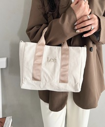 Lee.2WAY スクエアトートバッグ.ショルダーバッグ.キャンバス.コーデュロイ.A4対応.軽量.ユニセックス