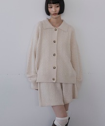 ケーブルエリカーディガン 1052470