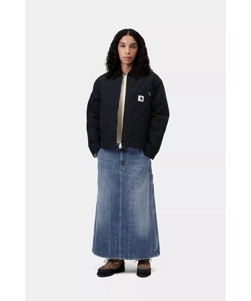 Carhartt WIP(カーハートダブリューアイピー)の「W' Double Knee Skirt Long(デニムスカート・レディース・ブルー系その他・SMALL/LARGE/MEDIUM)」の1枚目の写真
