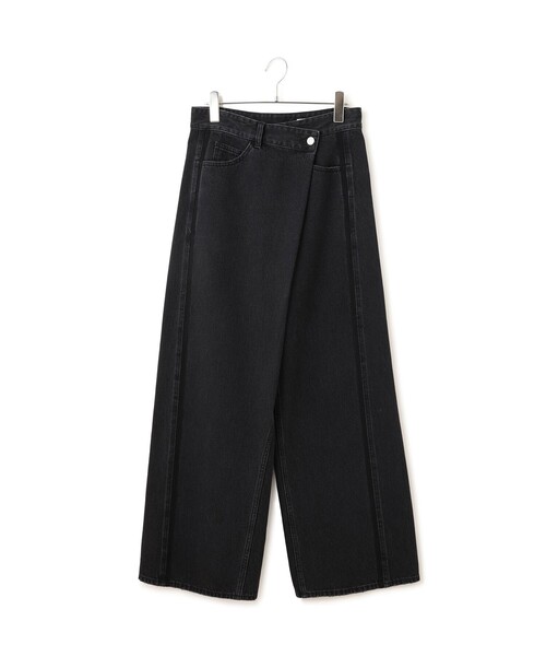 ADAM ET ROPE'（アダムエロペ）の「【EMOELLE】カットラインデニム（デニムパンツ・レディース・ブルー系その他4/ブルー系その他6/ブラック系その他・38/36）」の12枚目の写真