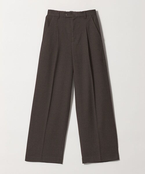 BEAUTY&YOUTH UNITED ARROWS(ビューティーアンドユースユナイテッドアローズ)の「【WEB限定 Wardrobe DAILY MINIMAL】チェック バックゴム ワイドパンツ(その他パンツ・レディース・ダークブラウン/ダークグレー・S/L/M)」の11枚目の写真