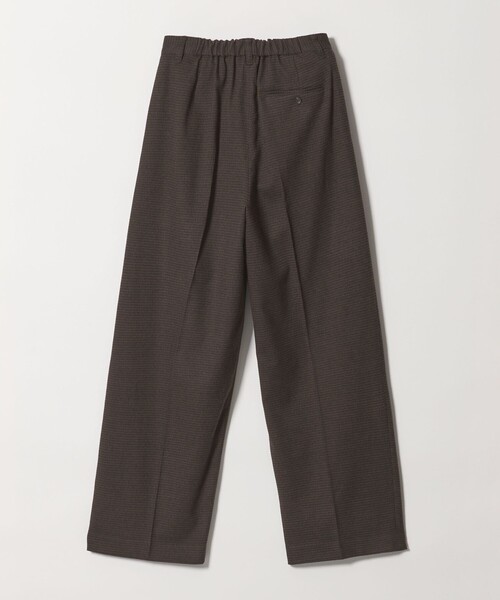 BEAUTY&YOUTH UNITED ARROWS(ビューティーアンドユースユナイテッドアローズ)の「【WEB限定 Wardrobe DAILY MINIMAL】チェック バックゴム ワイドパンツ(その他パンツ・レディース・ダークブラウン/ダークグレー・S/L/M)」の12枚目の写真