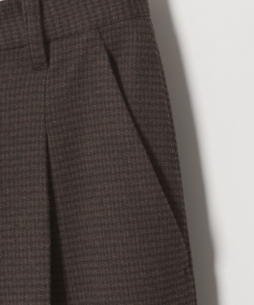BEAUTY&YOUTH UNITED ARROWS(ビューティーアンドユースユナイテッドアローズ)の「【WEB限定 Wardrobe DAILY MINIMAL】チェック バックゴム ワイドパンツ(その他パンツ・レディース・ダークブラウン/ダークグレー・S/L/M)」の14枚目の写真
