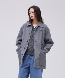 YLEVE / SUPER 100`S WOOL DOUBLE CLOTH BLOUSON