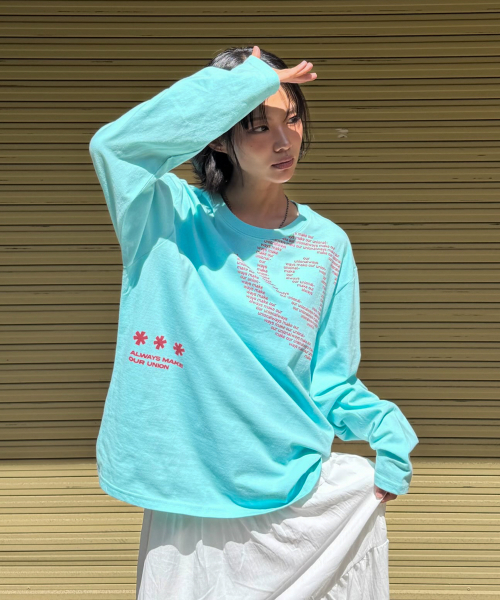 AMOU(アモウ)の「Molly Shell Long Sleeve MINT(Tシャツ/カットソー・レディース・その他・1/2)」の6枚目の写真