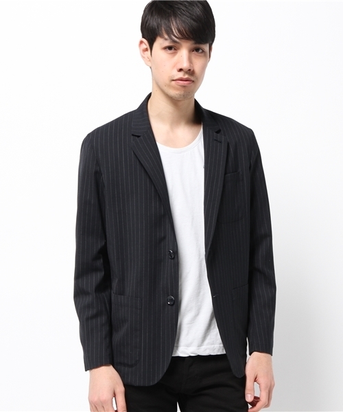 HYSTERIC GLAMOUR（ヒステリックグラマー）の「2ツ釦テーラードJK（テーラードジャケット・メンズ・ネイビー/グレー/ブラック・LARGE/MEDIUM/SMALL）」の7枚目の写真