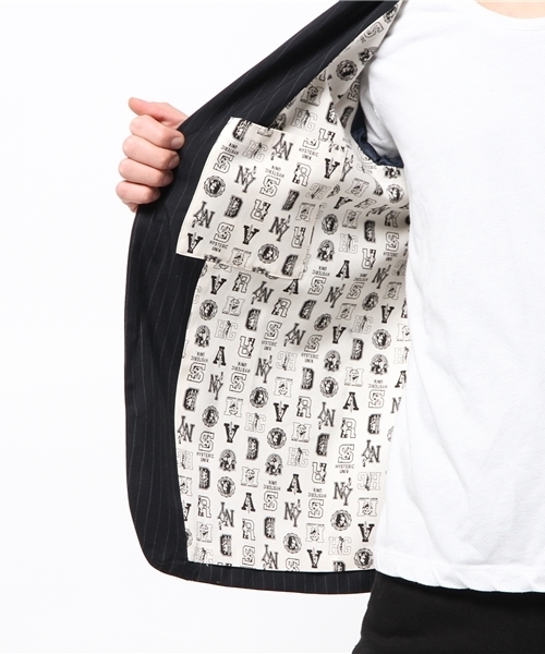 HYSTERIC GLAMOUR（ヒステリックグラマー）の「2ツ釦テーラードJK（テーラードジャケット・メンズ・ネイビー/グレー/ブラック・LARGE/MEDIUM/SMALL）」の14枚目の写真