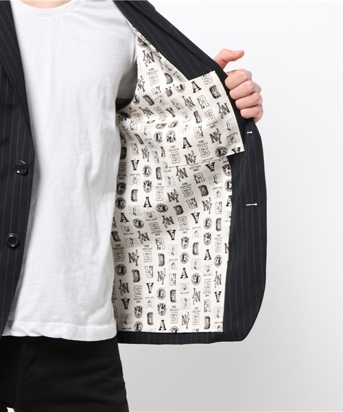 HYSTERIC GLAMOUR（ヒステリックグラマー）の「2ツ釦テーラードJK（テーラードジャケット・メンズ・ネイビー/グレー/ブラック・LARGE/MEDIUM/SMALL）」の15枚目の写真