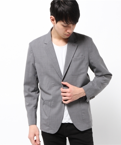 HYSTERIC GLAMOUR（ヒステリックグラマー）の「2ツ釦テーラードJK（テーラードジャケット・メンズ・ネイビー/グレー/ブラック・LARGE/MEDIUM/SMALL）」の10枚目の写真