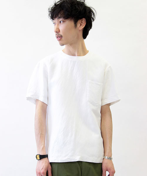 GLOSTER(グロスター)の「【Men'S JOKER掲載】スラブOXシャツ(シャツ/ブラウス・メンズ・ホワイト/ブルー・M/L)」の2枚目の写真