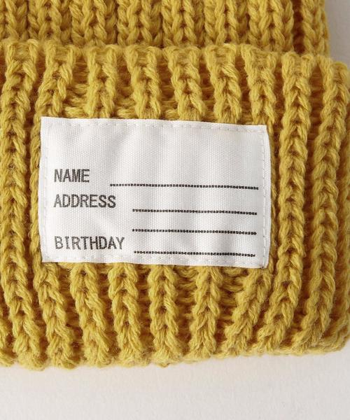 green label relaxing（グリーンレーベルリラクシング）の「GLRソリッドカラーリブワッチ◆（ニットキャップ/ビーニー・キッズ・グレー/ナチュラル/ワインレッド/マスタード/ネイビー・FREE）」の7枚目の写真