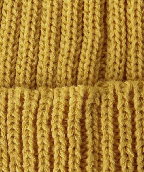 green label relaxing（グリーンレーベルリラクシング）の「GLRソリッドカラーリブワッチ◆（ニットキャップ/ビーニー・キッズ・グレー/ナチュラル/ワインレッド/マスタード/ネイビー・FREE）」の8枚目の写真