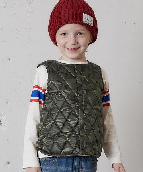 green label relaxing（グリーンレーベルリラクシング）の「GLRソリッドカラーリブワッチ◆（ニットキャップ/ビーニー・キッズ・グレー/ナチュラル/ワインレッド/マスタード/ネイビー・FREE）」の16枚目の写真