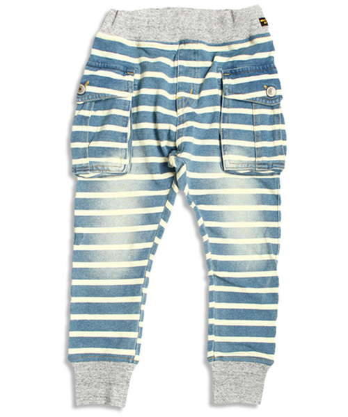 F.O.KIDS(エフオーキッズ)の「インディゴカーゴパンツ(デニムパンツ・キッズ・ブルー/サックスブルー/ネイビー・95/140/100/80/90/110/120/130)」の5枚目の写真