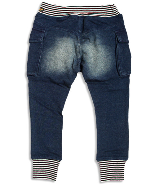 F.O.KIDS(エフオーキッズ)の「インディゴカーゴパンツ(デニムパンツ・キッズ・ブルー/サックスブルー/ネイビー・95/140/100/80/90/110/120/130)」の6枚目の写真