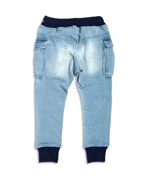 F.O.KIDS(エフオーキッズ)の「インディゴカーゴパンツ(デニムパンツ・キッズ・ブルー/サックスブルー/ネイビー・95/140/100/80/90/110/120/130)」の14枚目の写真