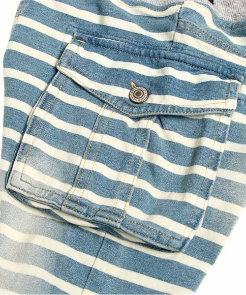 F.O.KIDS(エフオーキッズ)の「インディゴカーゴパンツ(デニムパンツ・キッズ・ブルー/サックスブルー/ネイビー・95/140/100/80/90/110/120/130)」の11枚目の写真