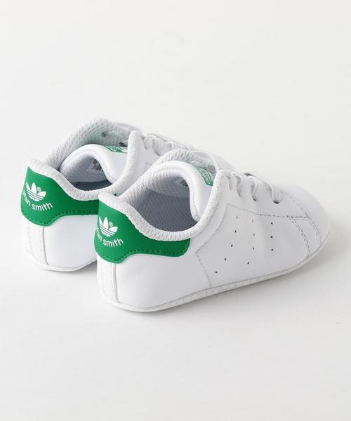 adidas(アディダス)の「【adidas(アディダス)】スタンスミス クリブ 11cm(ベビーシューズ/ベビーソックス・キッズ・ピンク/ケリー・11cm)」の6枚目の写真