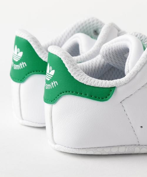 adidas(アディダス)の「【adidas(アディダス)】スタンスミス クリブ 11cm(ベビーシューズ/ベビーソックス・キッズ・ピンク/ケリー・11cm)」の8枚目の写真