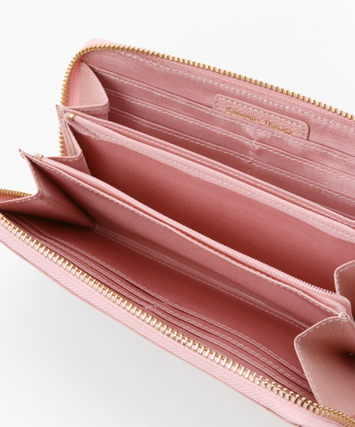 Samantha Thavasa Petit Choice（サマンサタバサ　プチチョイス）の「リボンストーンシリーズ　ラウンドジップ長財布　【３年保証対象】（財布・レディース・ライトブルー/ミント/ピンク/オフホワイト・FREE）」の14枚目の写真