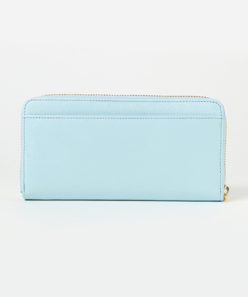 Samantha Thavasa Petit Choice（サマンサタバサ　プチチョイス）の「リボンストーンシリーズ　ラウンドジップ長財布　【３年保証対象】（財布・レディース・ライトブルー/ミント/ピンク/オフホワイト・FREE）」の5枚目の写真