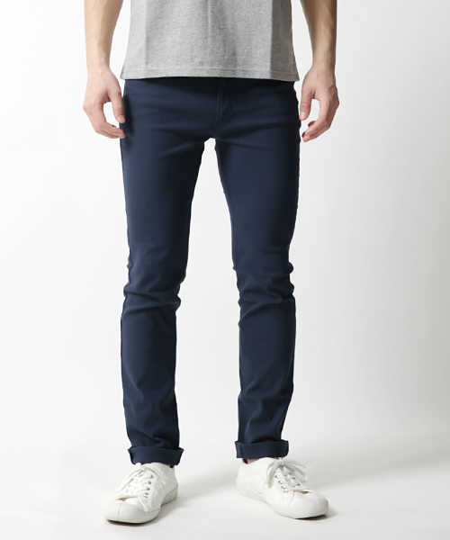 Rocky Monroe（ロッキーモンロー）の「ツイルハイテンションスキニーパンツ（チノパンツ・メンズ・ネイビー/グレー/ホワイト/ブラック/ベージュ・S/M/L/LL）」の5枚目の写真