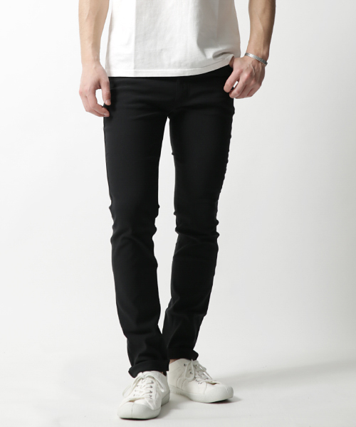 Rocky Monroe（ロッキーモンロー）の「ツイルハイテンションスキニーパンツ（チノパンツ・メンズ・ネイビー/グレー/ホワイト/ブラック/ベージュ・S/M/L/LL）」の6枚目の写真