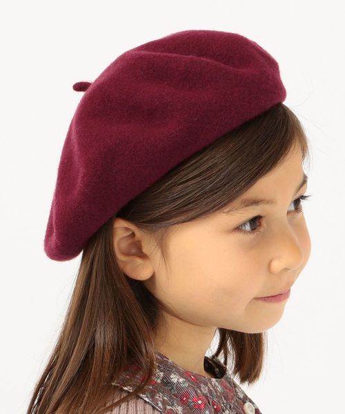SHIPS(シップス)の「BARET:ベレー帽(ハンチング/ベレー帽・キッズ・グレー/ダークグリーン/ブルー/ネイビー/レッド/ベージュ/ブラック/パープル/ワイン・ONE SIZE)」の21枚目の写真