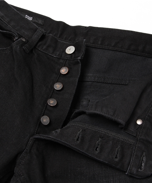 RAGS McGREGOR （ラグスマックレガー）の「SLIM 5P DENIM PANTS/USED（デニムパンツ・メンズ・ブラック/ブルー系その他・28/30/32/34）」の5枚目の写真