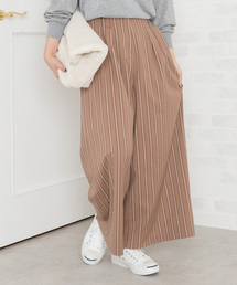 NATURAL BEAUTY BASIC | ◆ランダムストライプワイドパンツ(その他パンツ)