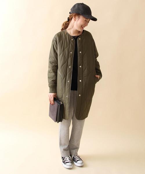 coen（コーエン）の「【2018FW・WEB限定】OUTLAST(R)ミリタリーコート（ミリタリージャケット・レディース・ネイビー/オリーブ・MEDIUM/LARGE）」の19枚目の写真