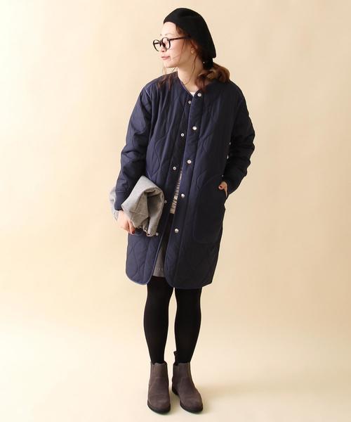 coen（コーエン）の「【2018FW・WEB限定】OUTLAST(R)ミリタリーコート（ミリタリージャケット・レディース・ネイビー/オリーブ・MEDIUM/LARGE）」の14枚目の写真