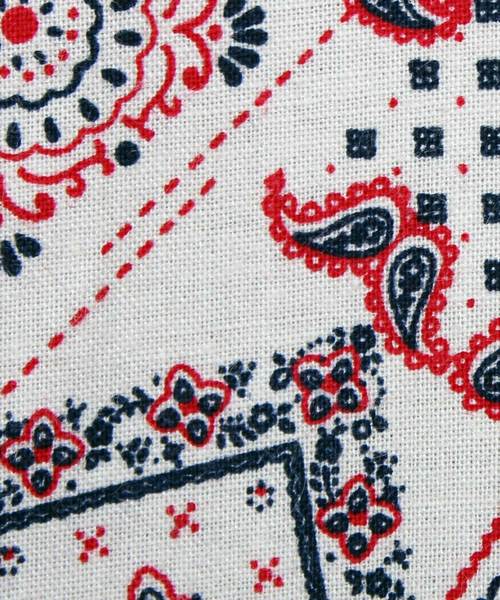 8(eight)(エイト)の「ペイズリー 長袖シャツ 日本製 高品質(シャツ/ブラウス・メンズ・ネイビー/アイボリー/ブルー・MEDIUM/LARGE/X-LARGE)」の11枚目の写真