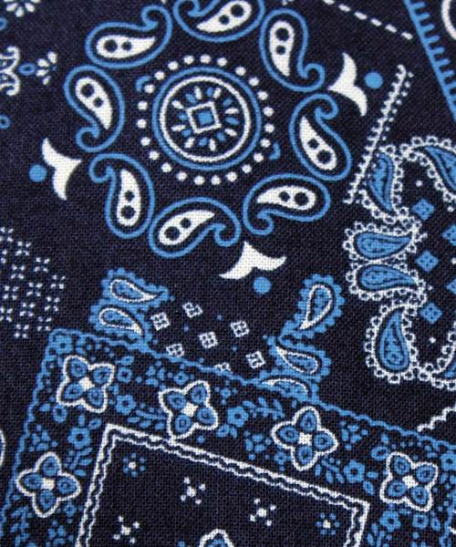 8(eight)(エイト)の「ペイズリー 長袖シャツ 日本製 高品質(シャツ/ブラウス・メンズ・ネイビー/アイボリー/ブルー・MEDIUM/LARGE/X-LARGE)」の6枚目の写真