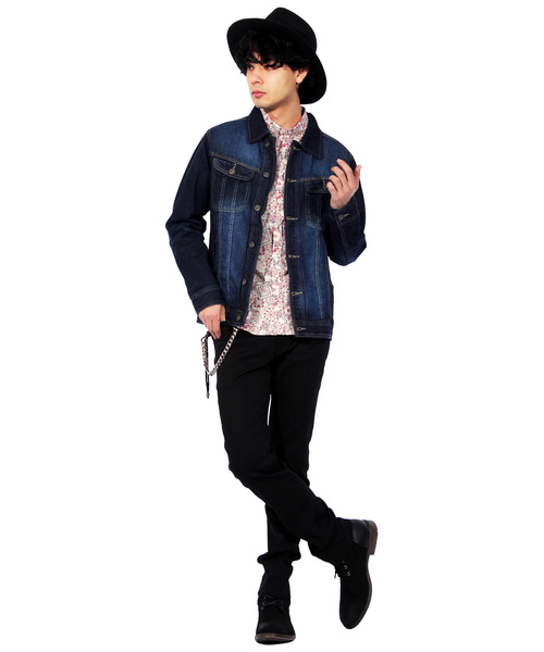 8(eight)(エイト)の「ペイズリー 長袖シャツ 日本製 高品質(シャツ/ブラウス・メンズ・ネイビー/アイボリー/ブルー・MEDIUM/LARGE/X-LARGE)」の13枚目の写真