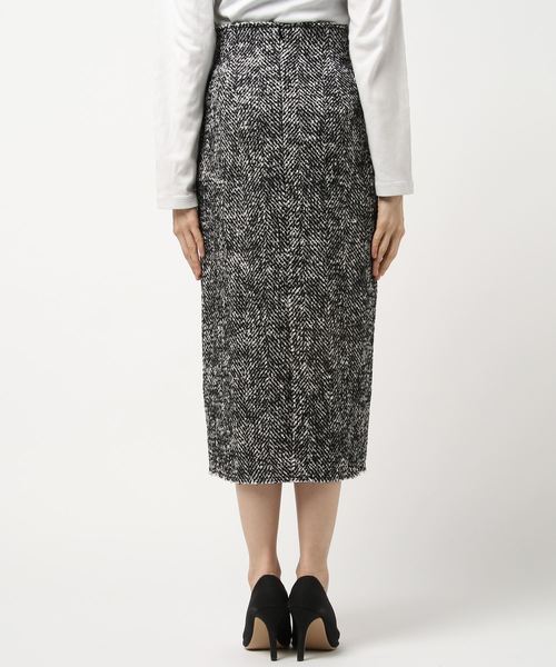 plage（プラージュ）の「Tweed タイトスカート◆（スカート・レディース・ホワイト/ベージュ/ネイビー・34/36/38）」の5枚目の写真