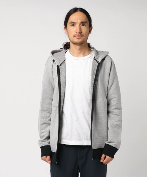 Hurley (ハーレー)の「M HRLY HOLLOWKNIT FZ FLC/ハーレー ジャケット フード ジップアップ(その他アウター・メンズ・オリーブ/ブラック系その他/ヘザーグレー・SMALL/MEDIUM/LARGE)」の2枚目の写真
