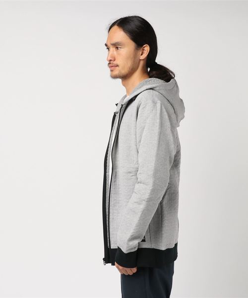 Hurley （ハーレー）の「M HRLY HOLLOWKNIT FZ FLC/ハーレー ジャケット フード ジップアップ（その他アウター・メンズ・オリーブ/ブラック系その他/ヘザーグレー・SMALL/MEDIUM/LARGE）」の4枚目の写真