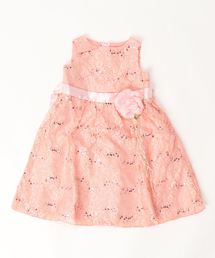 Catherine Cottage（キャサリンコテージ）の「アンティークレースドレス ローズコサージュ（ドレス・キッズ）」