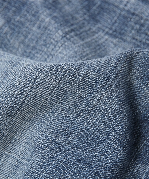 NANO universe（ナノユニバース）の「FF/ロールUPデニムショートパンツ（デニムパンツ・レディース・インディゴブルー・34/36）」の10枚目の写真