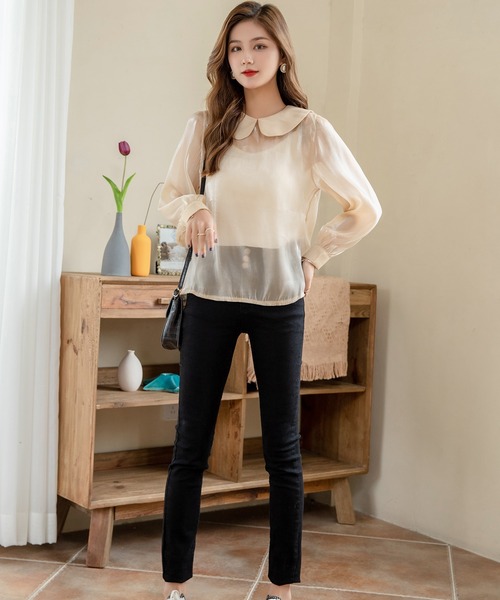 DAY CLOSET（デイ クローゼット）の「レディース　ストレッチスキニ―デニムパンツ（デニムパンツ・レディース・ブルー/グレー/インディゴブルー/ブラック・S/XL/XXL/L/M/XS）」の10枚目の写真